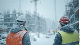 Anticiper les risques liés au grand froid sur les chantiers : l’OPPBTP livre ses recommandations et outils