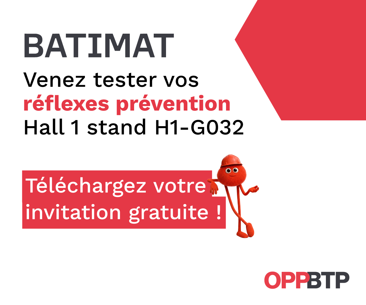 À BATIMAT 2026, l’OPPBTP propose des visites guidées pour découvrir les innovations sous l’angle de la prévention